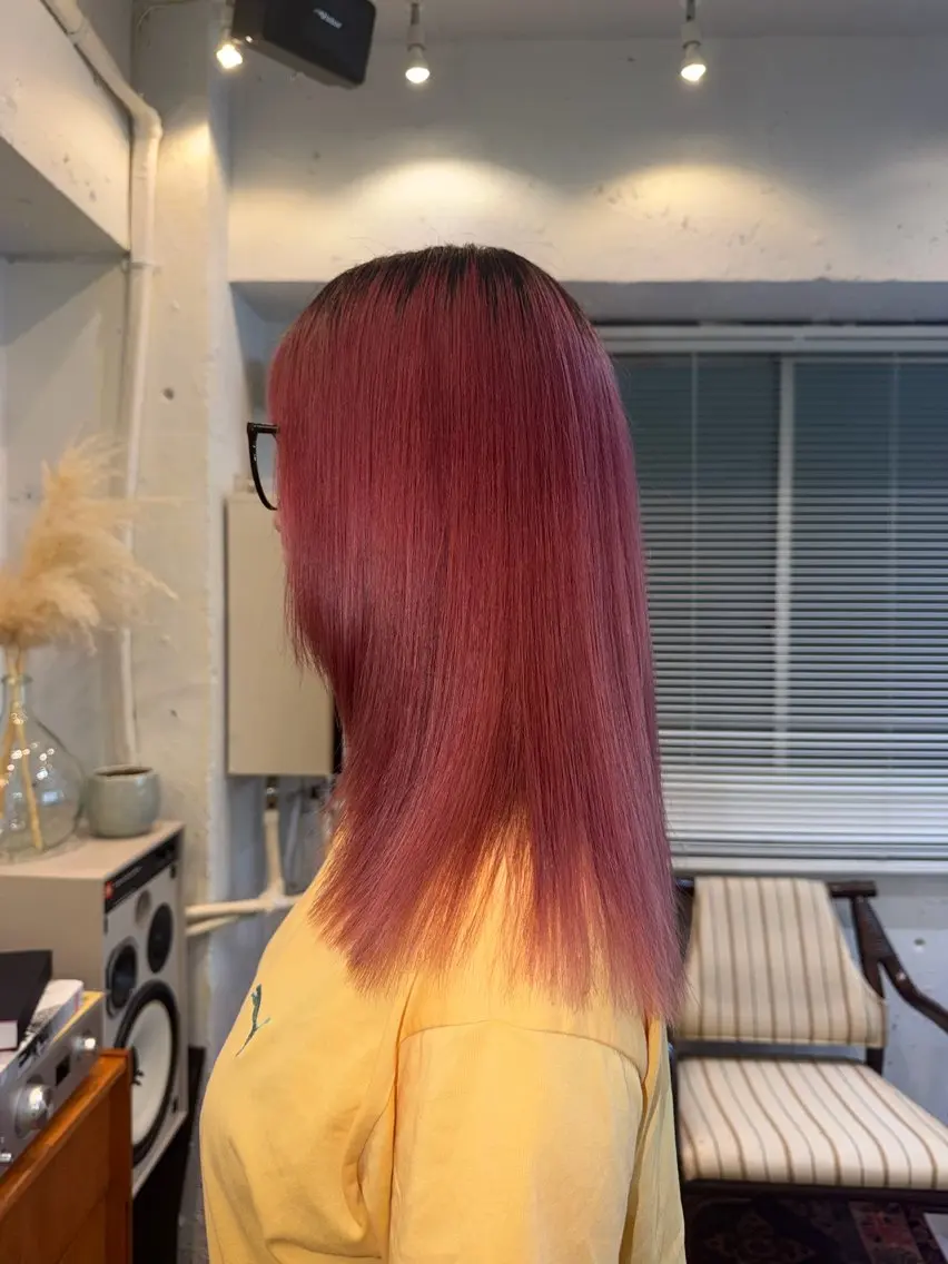 カラー ブリーチ ヘアカラー MIYUU 天神/大名のヘアスタイル