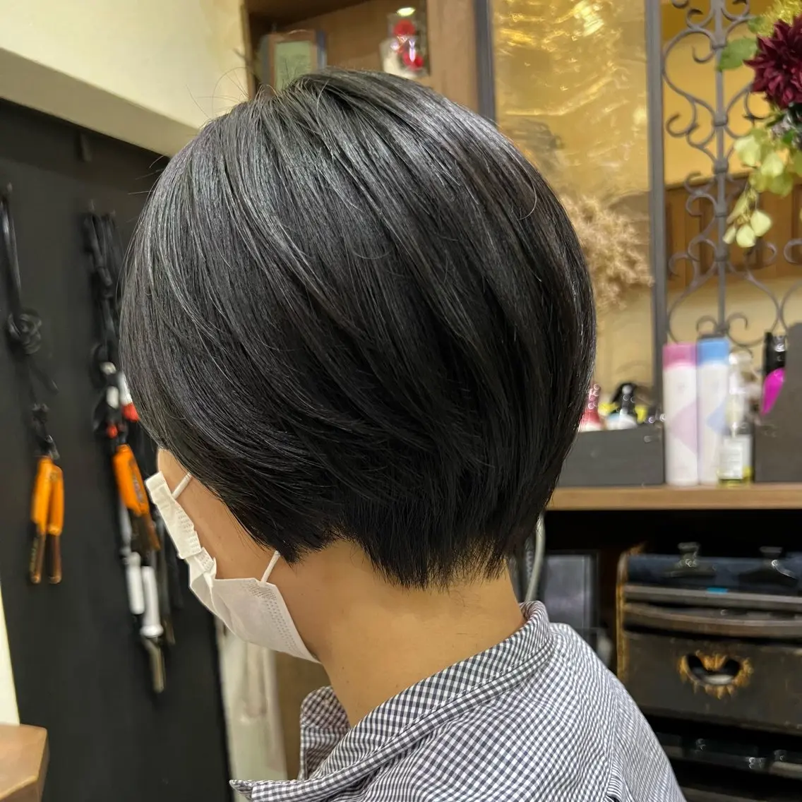 ショート ショートヘア カット 縮毛矯正 高橋 葵のヘアスタイル