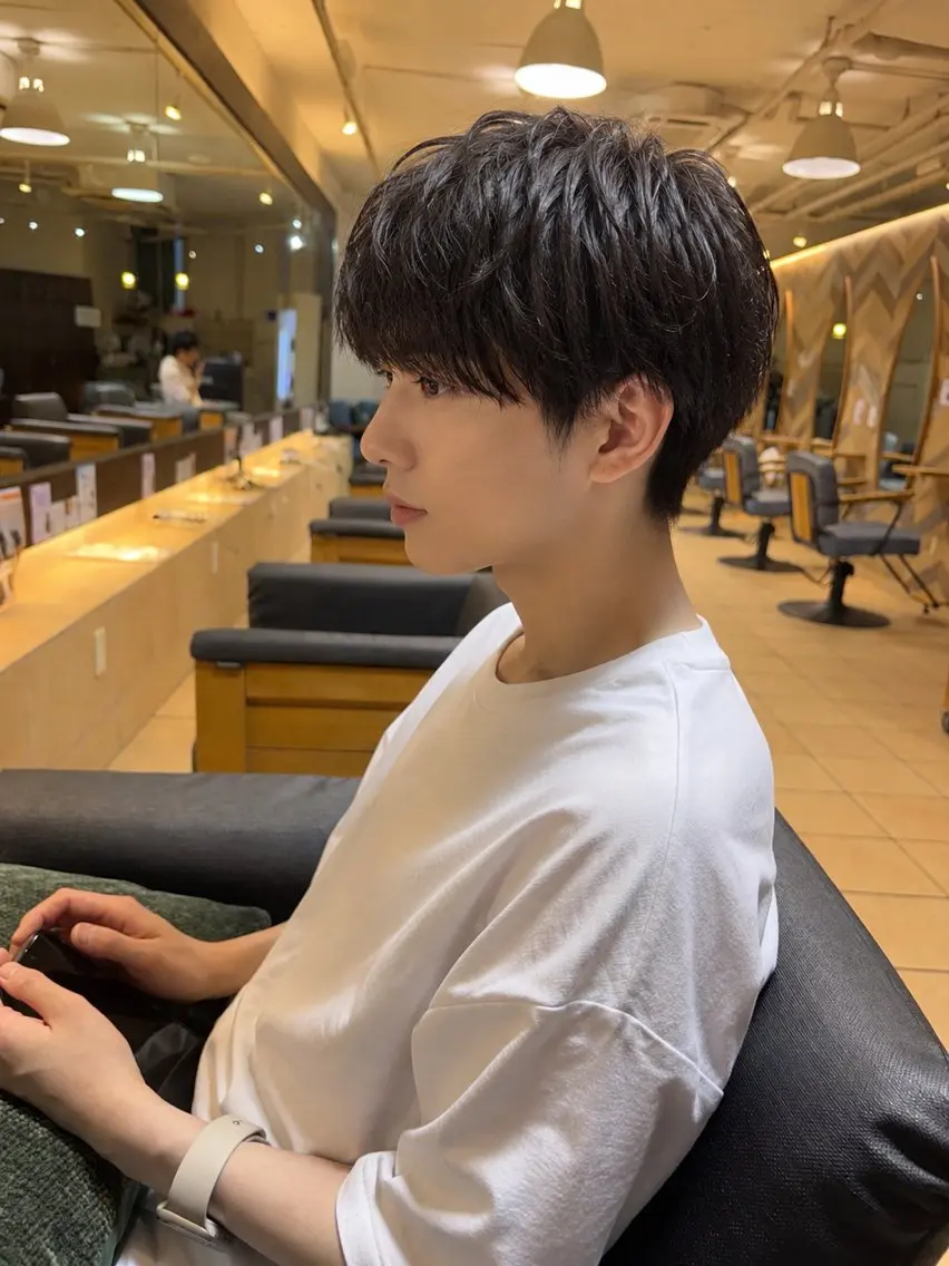 ショート カット ボブカット艶髪 矯正濱川響太のヘアスタイル