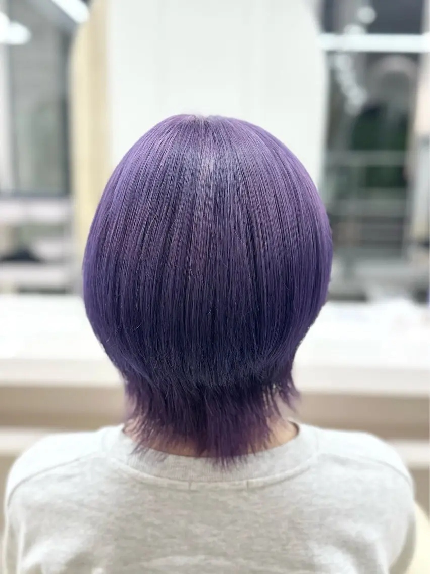 ショート ヘアカラー トリートメント XELM/Aoi/ /高崎/ハイトーン/のヘアスタイル