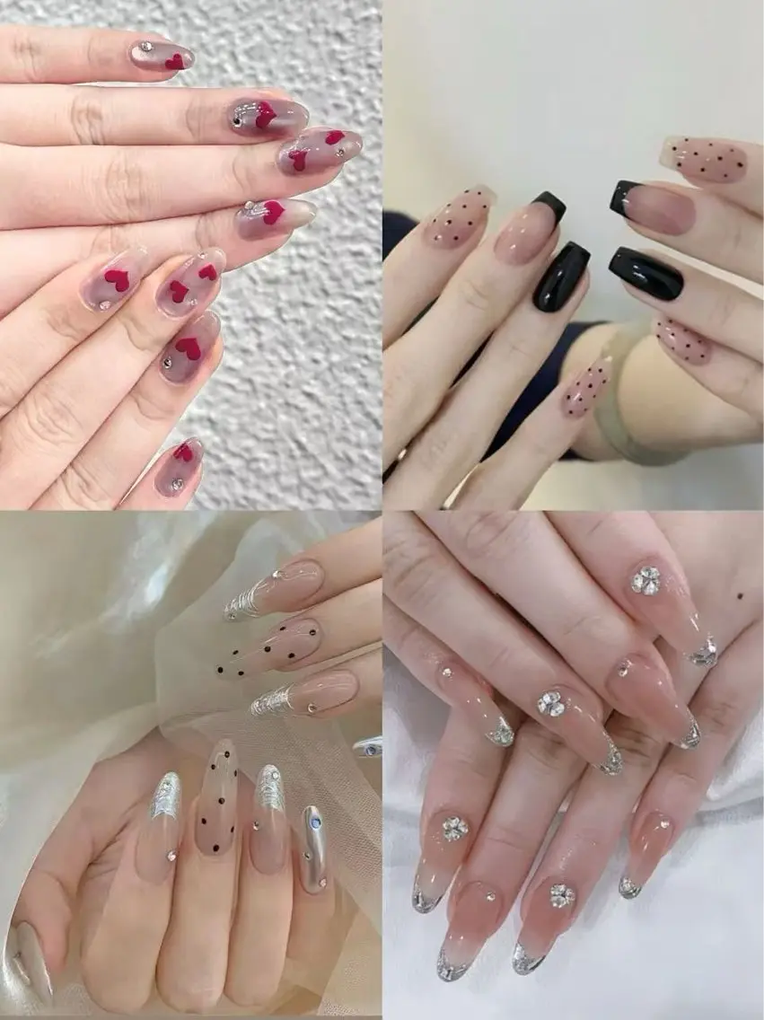 当店人気高級感シンプルコース❤️30種類以上定額デザインが選べられます❣️の写真