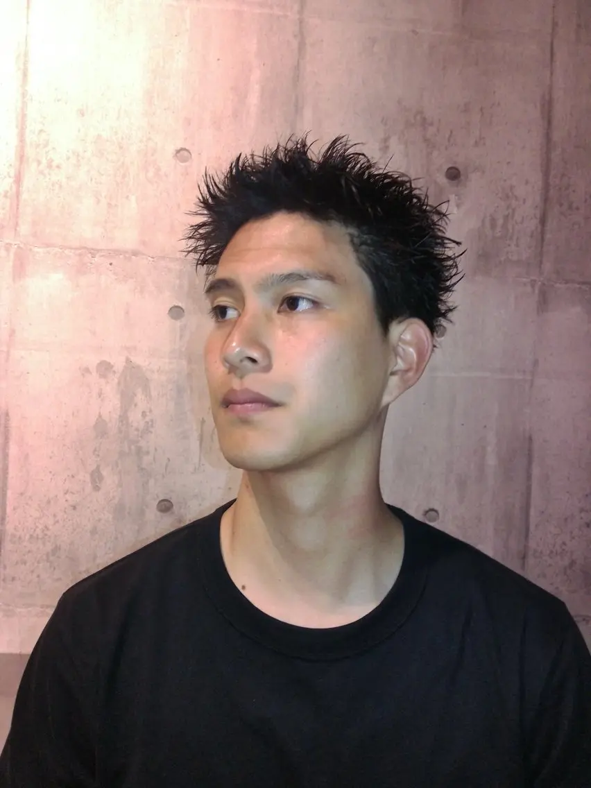 メンズ カット 窪田 力也のヘアスタイル