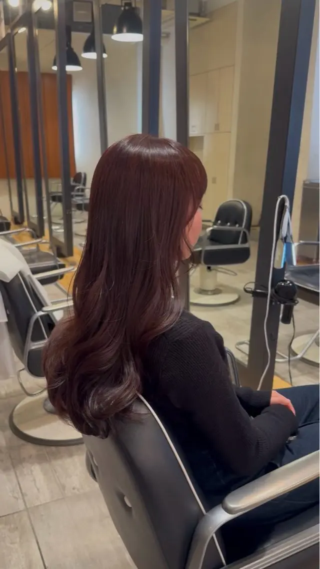 ロング 西田 夏望のヘアスタイル