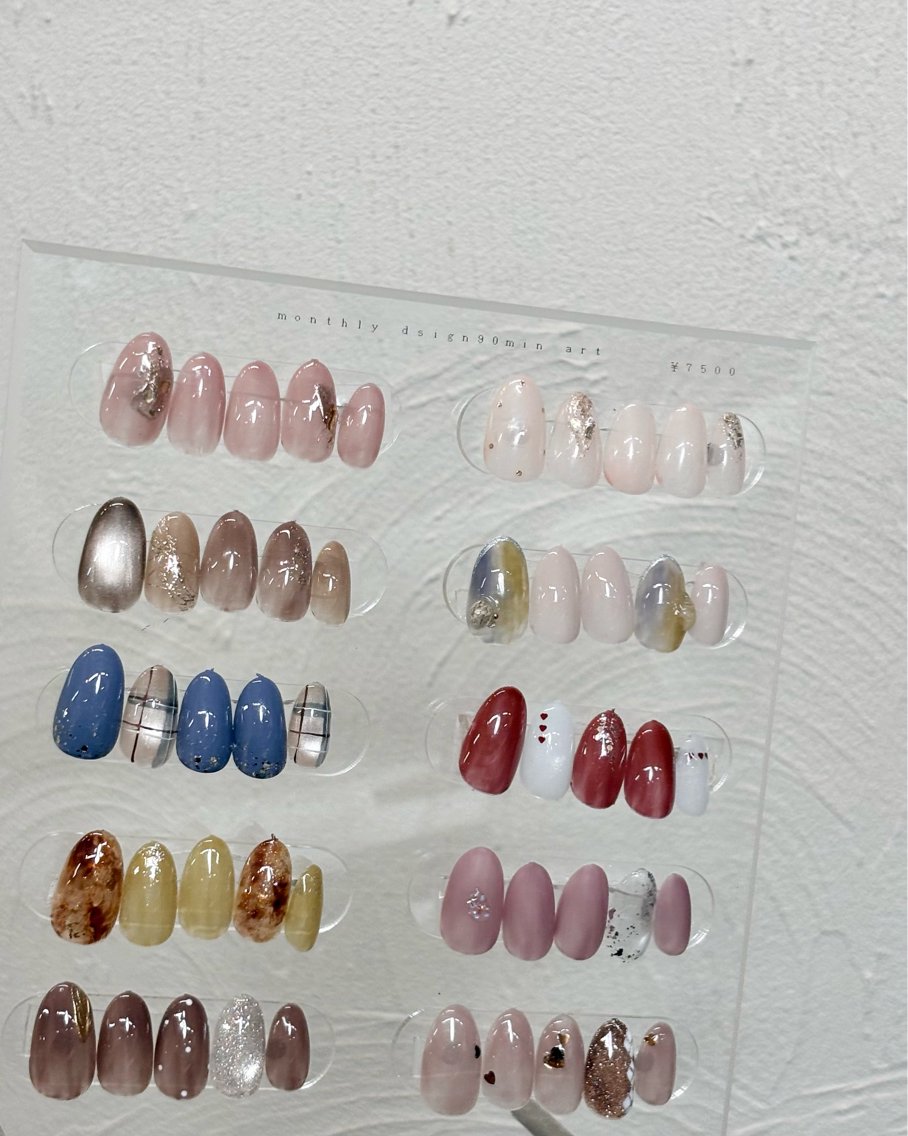 ⭐️ご新規様限定⭐️ 定額90minアート(Simple)程度目安 6000円【ネイルオフ・ケア込み】の写真