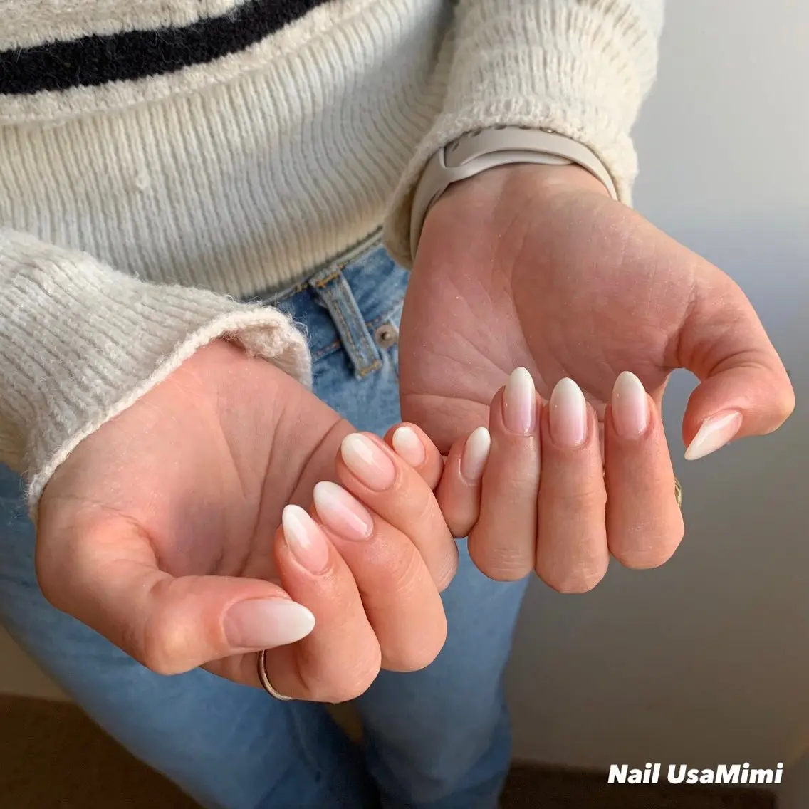 ネイル ジェルネイル マグネットネイル 持ち込み ワンカラーネイル パラジェル 本町ネイルNail UsaMimiのネイルデザイン