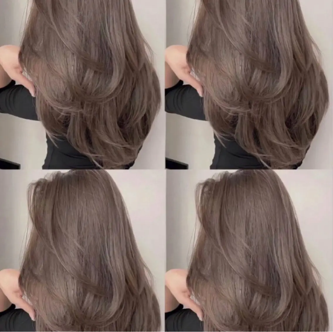 セミロング カラー ブリーチ ブラウンカラー 透明感カラー ダブルカラー ヘアカラー トリートメント 銀座/韓国レイヤー/ 艶カラー🍓原田侑依のヘアスタイル