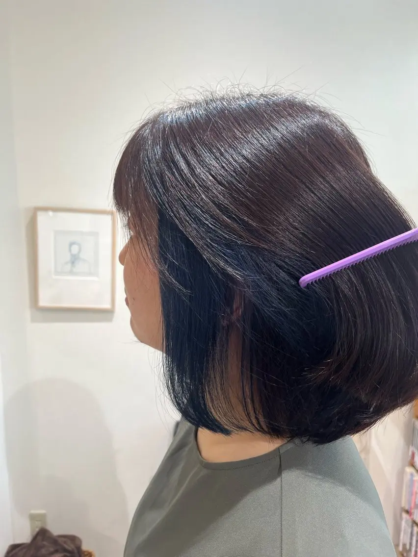 ミディアム 伊藤 杏乃のヘアスタイル