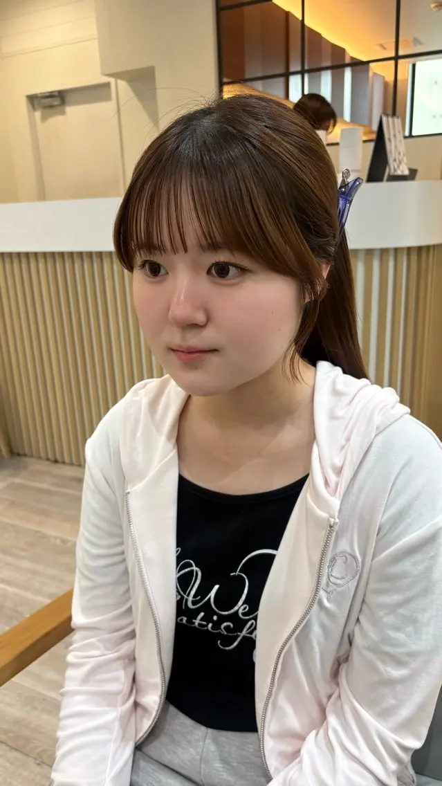 ロング カット トリートメント 大木 唯月のヘアスタイル