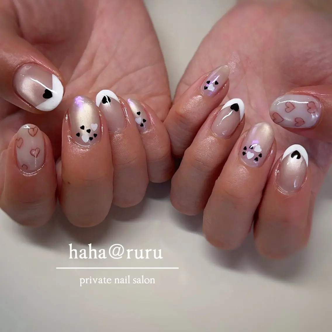 ネイル ハンドネイル haha@ ruruのネイルデザイン