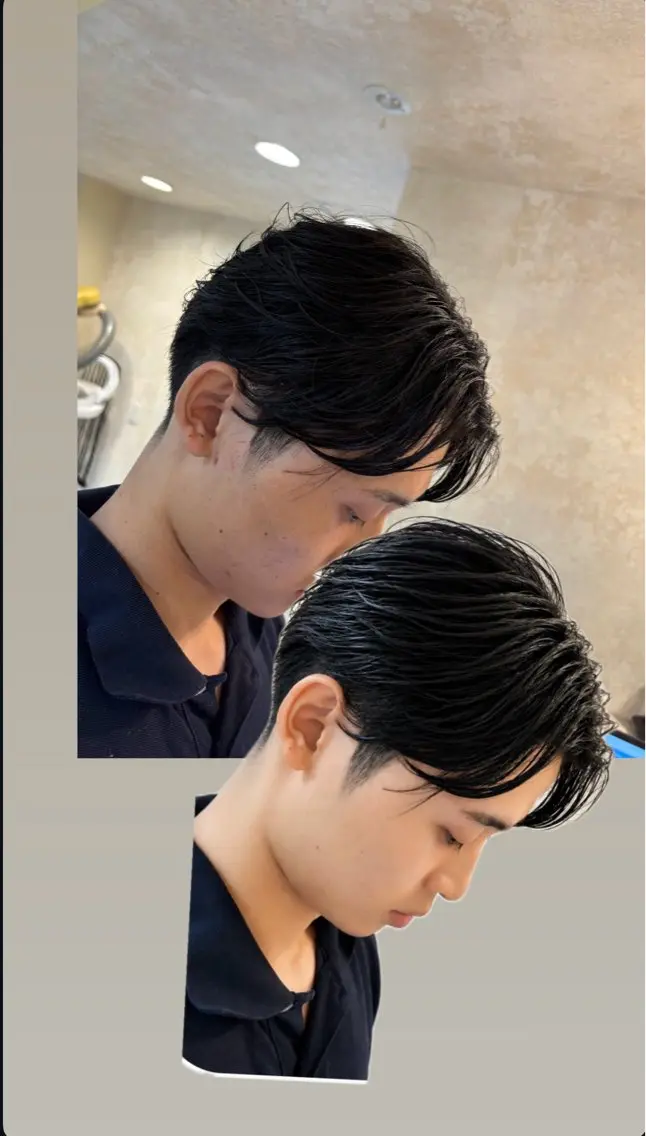カット＋曲がる縮毛矯正＋トリートメントの写真
