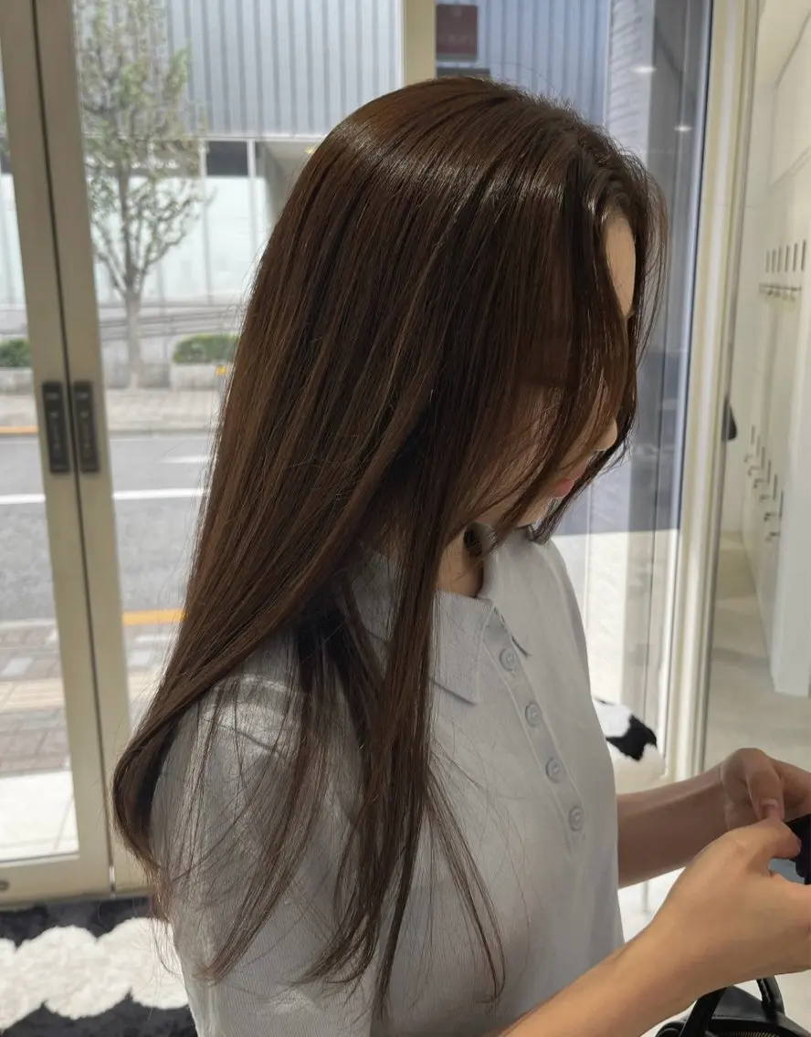 【 ヘッドスパ付き💆🏼‍♀️ 】透明感カラー ＋ 1stepトリートメント ＋ 15分スパ 🫧の写真