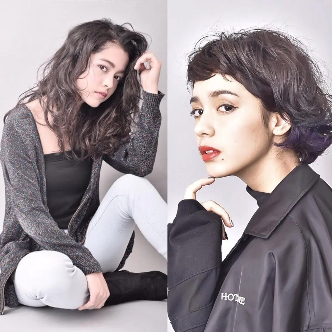 ミディアム カラー パーマ ヘアアレンジ メンズ キッズ ネイル マツエク・マツパ EnBlesS西宮 マンツーマン神道有基のヘアスタイル