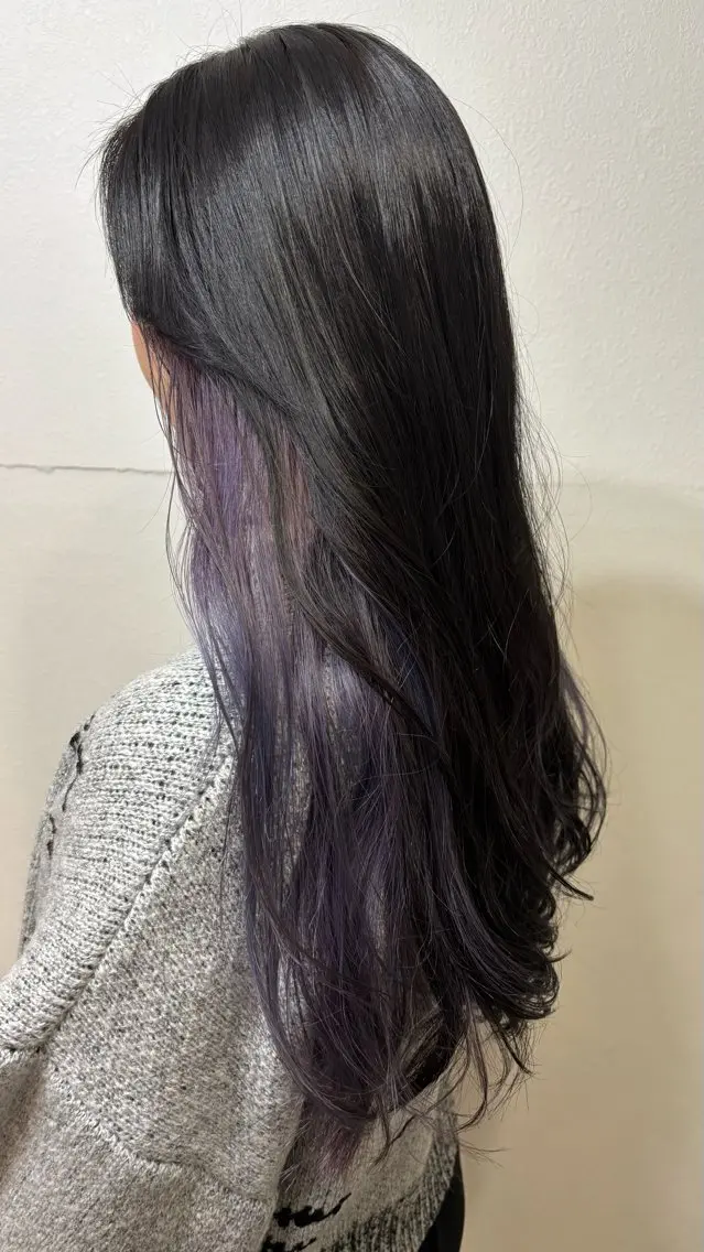 ロング カラー ヘアカラー 🐘おおうちみお🐘 /🍎暖色カラー🌸のヘアスタイル