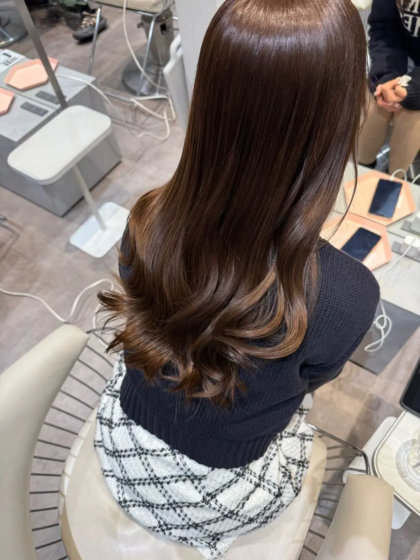 ミディアム カラー カット ヘアカラー トリートメント 💎透明感カラー特化 💎TAISEIのヘアスタイル