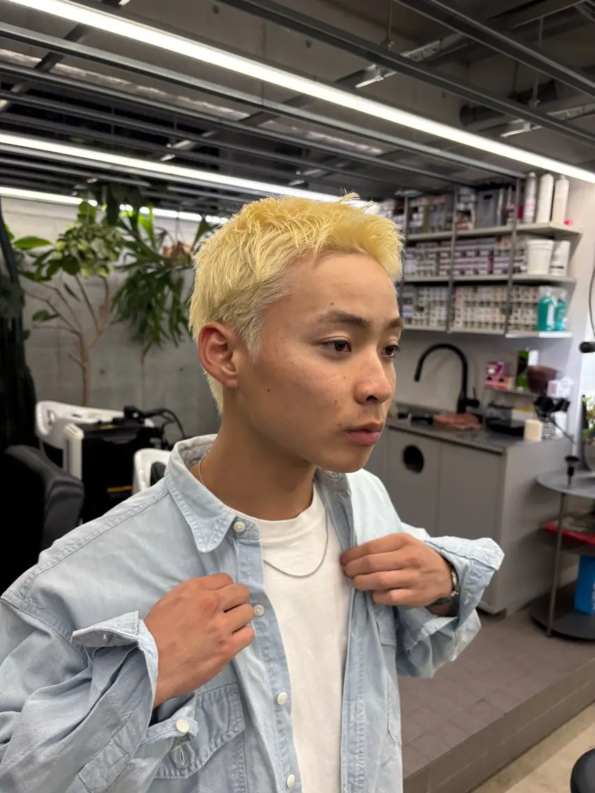 メンズ フジイ トワのヘアスタイル
