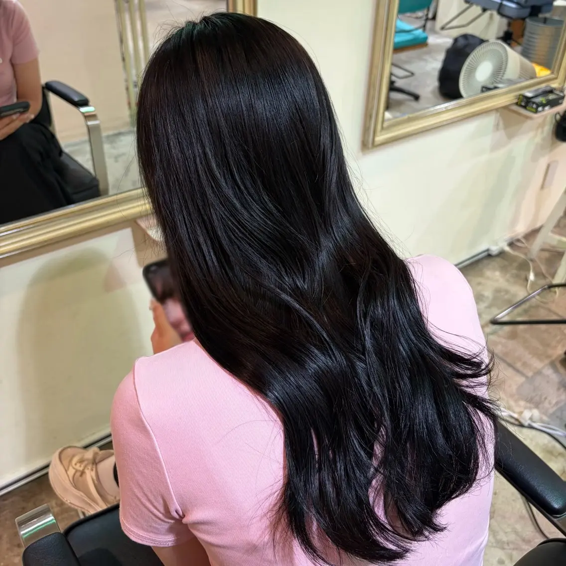 ロング カラー ヘアカラー 恵比寿 ユキ 地毛風カラー🌱のヘアスタイル