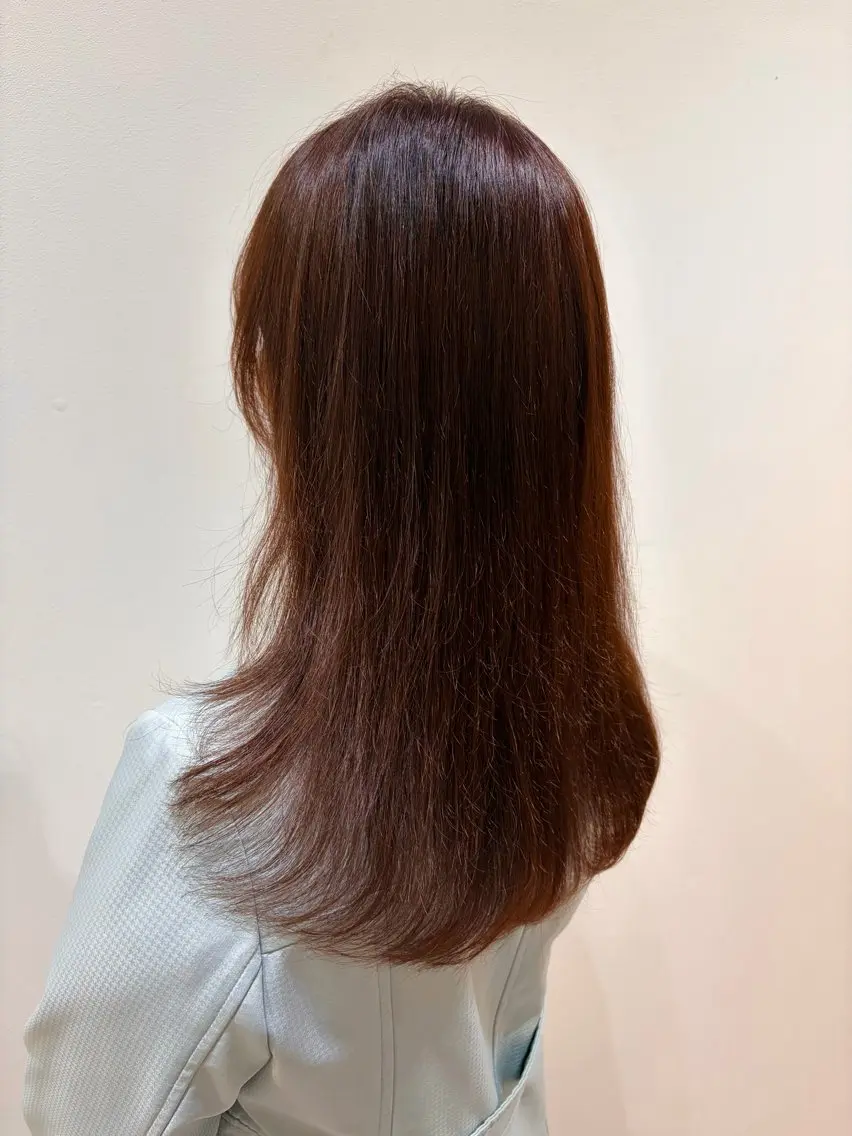✨白髪染めケアカラー✨+似合わせカット💇🏼♀️+髪質改善トリートメントの写真