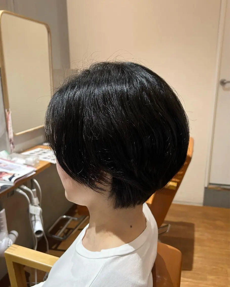 ショート ショートボブ ボブ ショートヘア 櫻井 優希のヘアスタイル