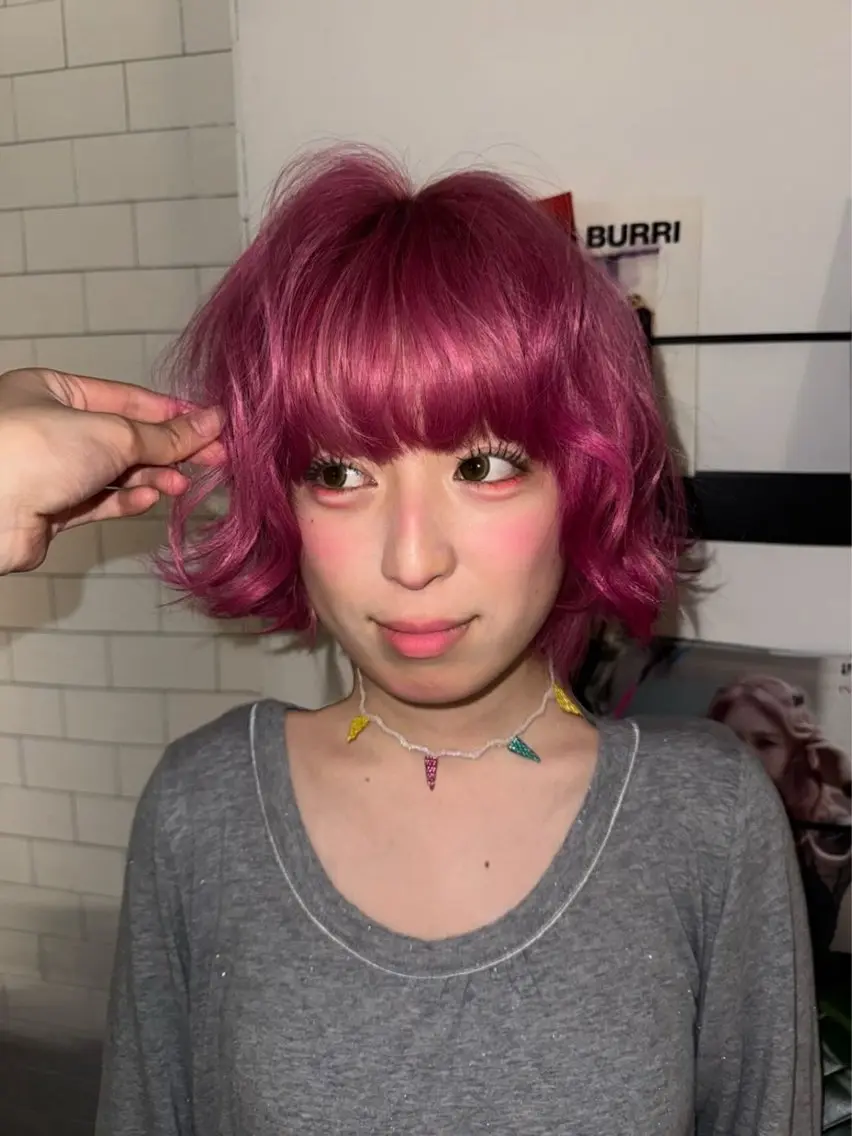 カラー 原宿デザインカラー★ チェウォンのヘアスタイル