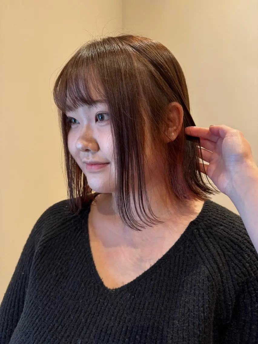 【3回目以降のお客様限定】cut➕ポイントデザインカラー➕スチーム付TRの写真