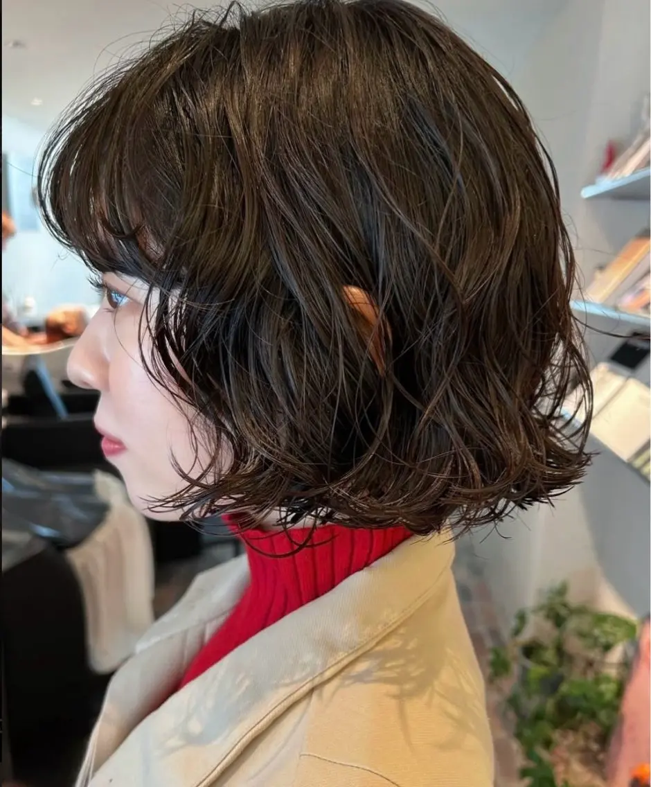 カット✂️(肩上ボブ~ショート限定)+パーマ🌀(デジタルパーマorコスメパーマ)の写真