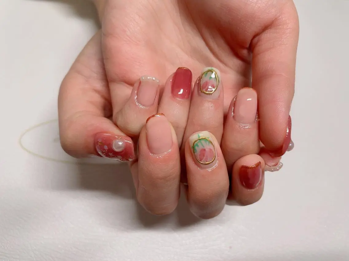 ネイル 春ネイル エン Nail salonのネイルデザイン