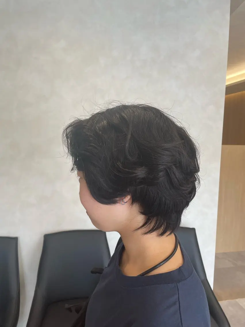 ショート パーマ 寺田 美月のヘアスタイル