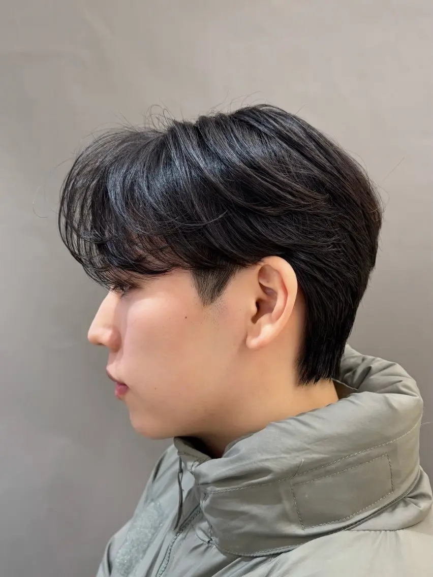 メンズ 縮毛矯正 トリートメント 重松 丈博のヘアスタイル