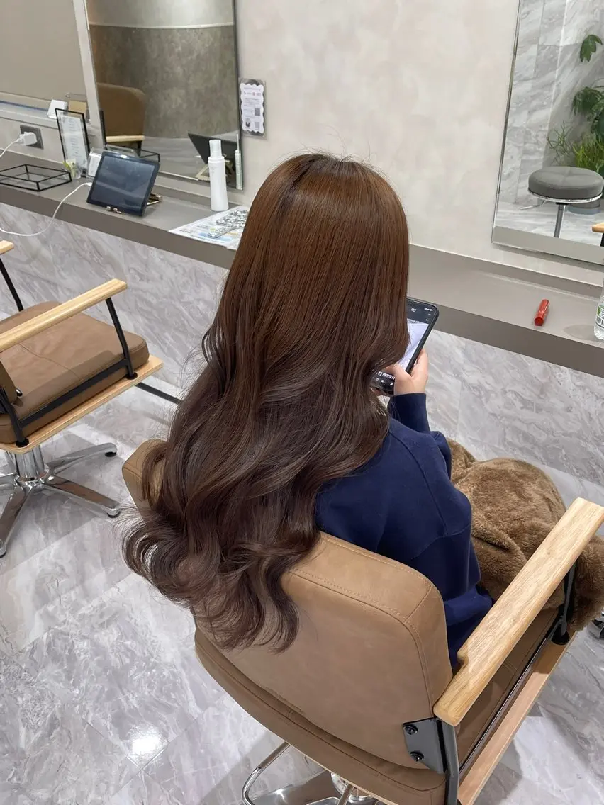 ロング SLASHスラッシュ 木下結月果のヘアスタイル