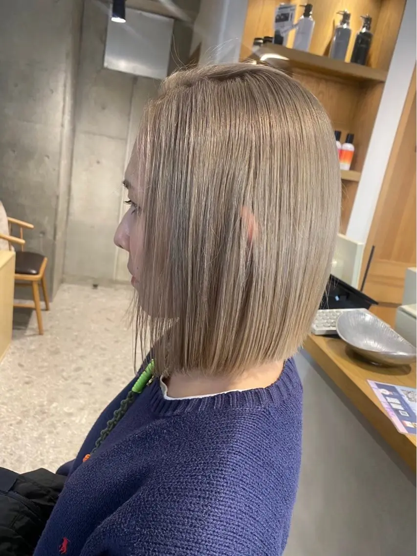カラー ヘアカラー ️🩵LUFE ayano️🩵のヘアスタイル