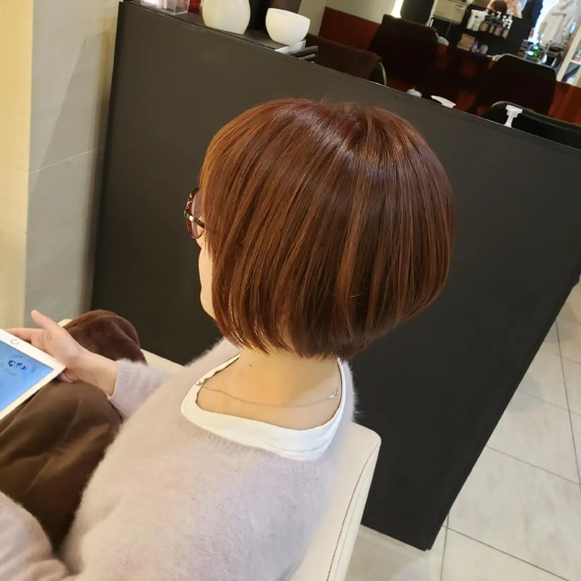 似合わせカット✂️+リタッチカラー👱+ウルティアトリートメント✨の写真