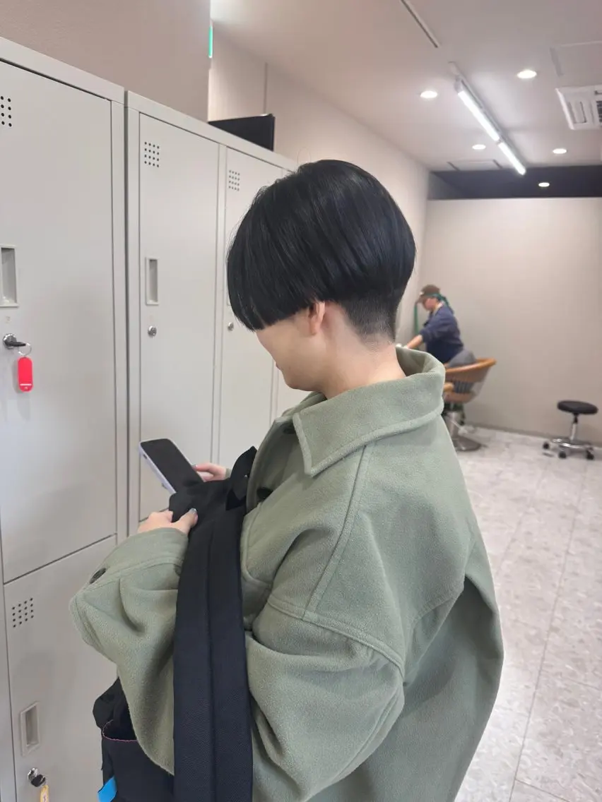 ショート カット ヘアカラー トリートメント 福田 美波のヘアスタイル