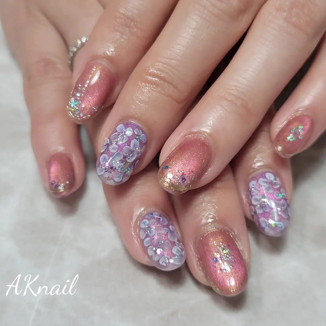 ネイル ネイル&巻き爪サロン 　AKnailのネイルデザイン