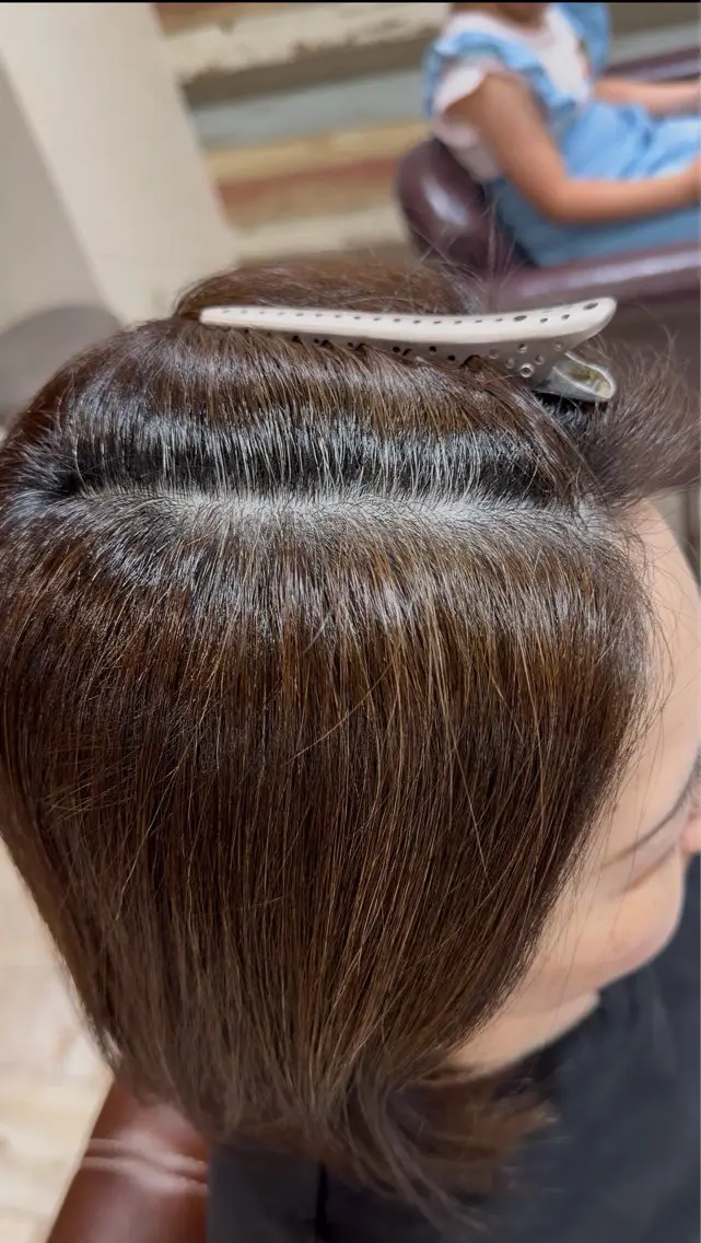 ミディアム カラー 透明感カラー デザインカラー 卒業式のヘアスタイル 髪質改善 横浜/桜木町/艶髪 【Shin】亀井 真のヘアスタイル