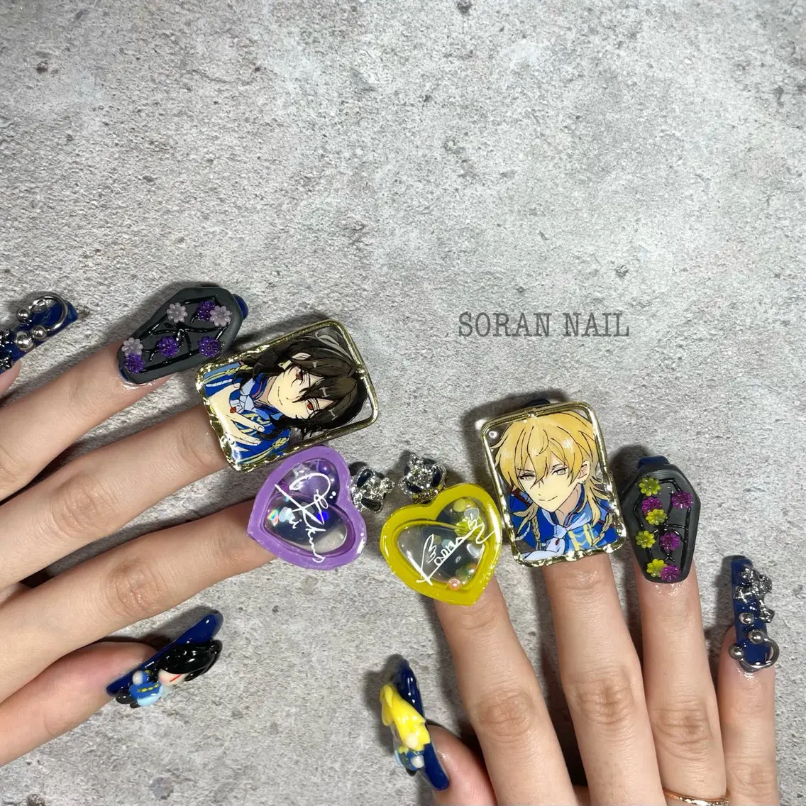 ハンドネイル フットネイル soran nailのネイルデザイン