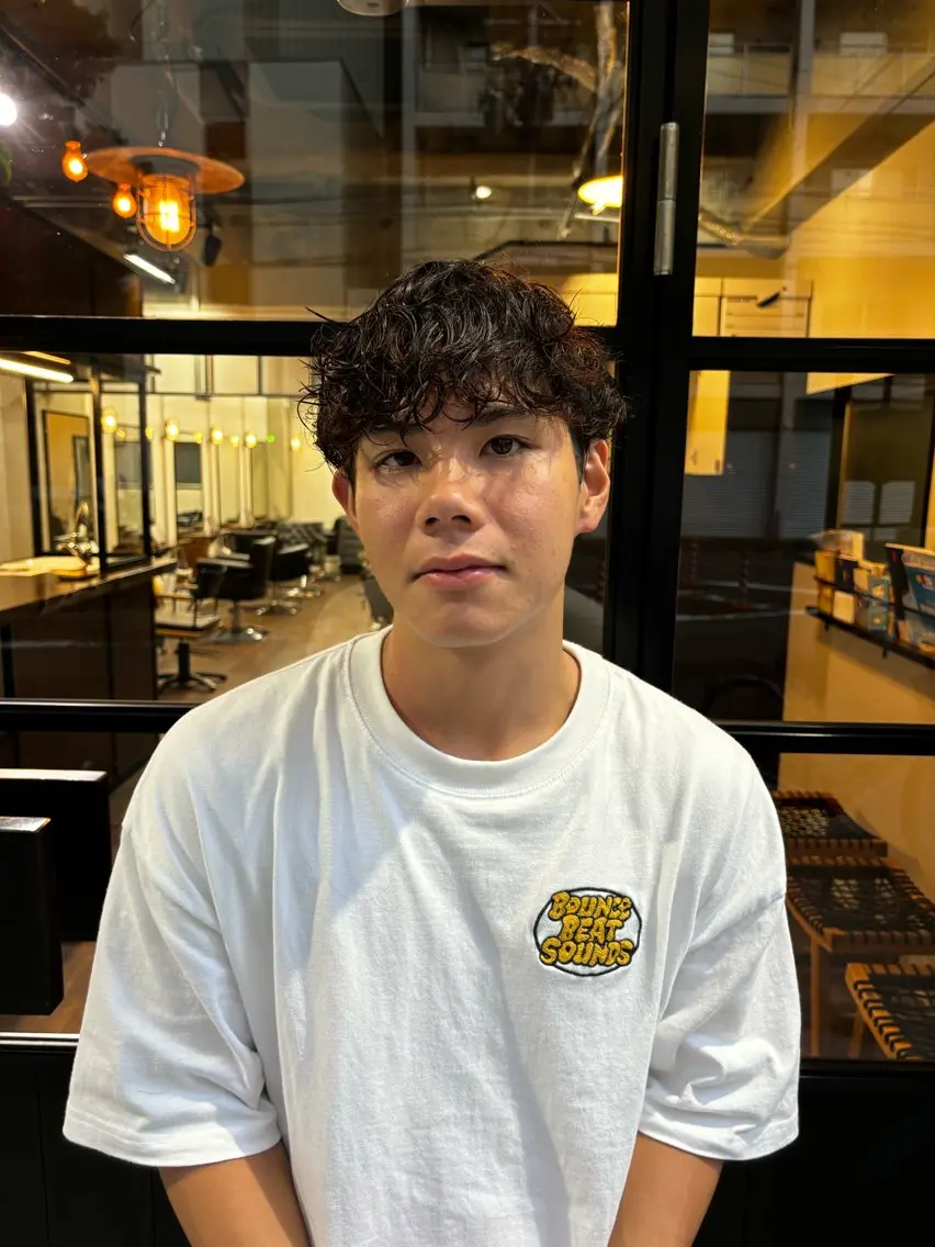 ショート パーマ カット パーマ 井本 早紀のヘアスタイル