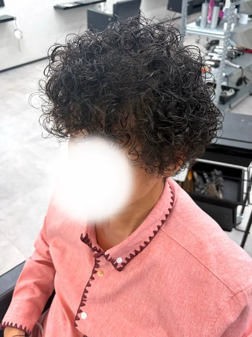 パーマ メンズ 福島 あいりのヘアスタイル