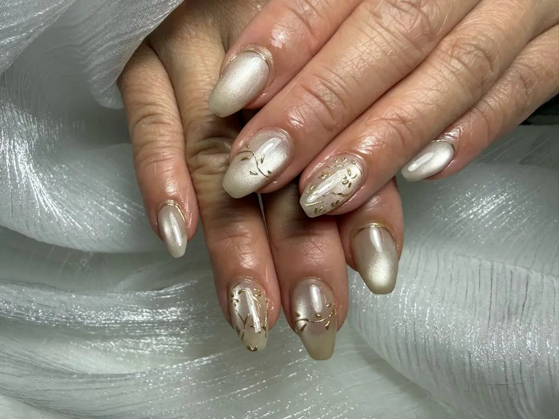 セミロング shandy nailのネイルデザイン