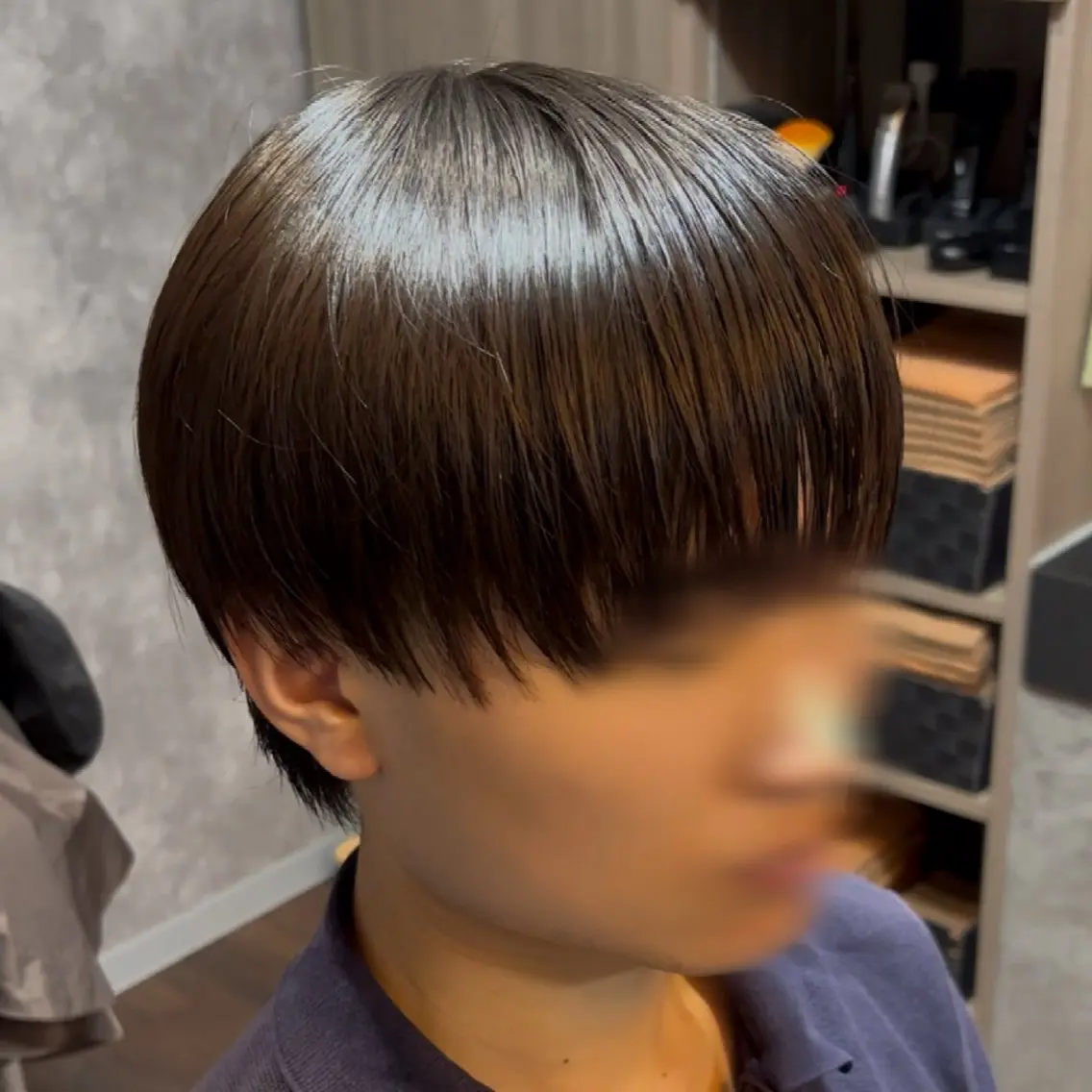 ショート メンズ カット 縮毛矯正 松尾 叶恋のヘアスタイル