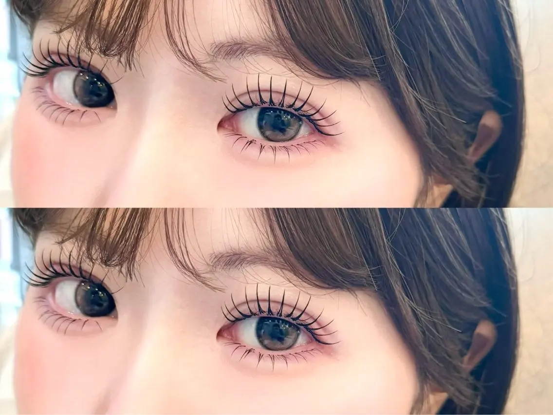 【平日限定】中顔面短縮💘LEDエクステ上100本＋下20本の写真