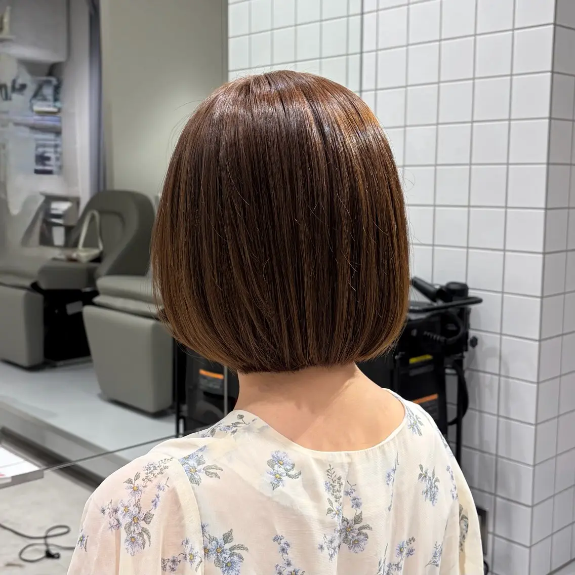 ミディアム ボブ レイヤー♡ 石川優奈のヘアスタイル