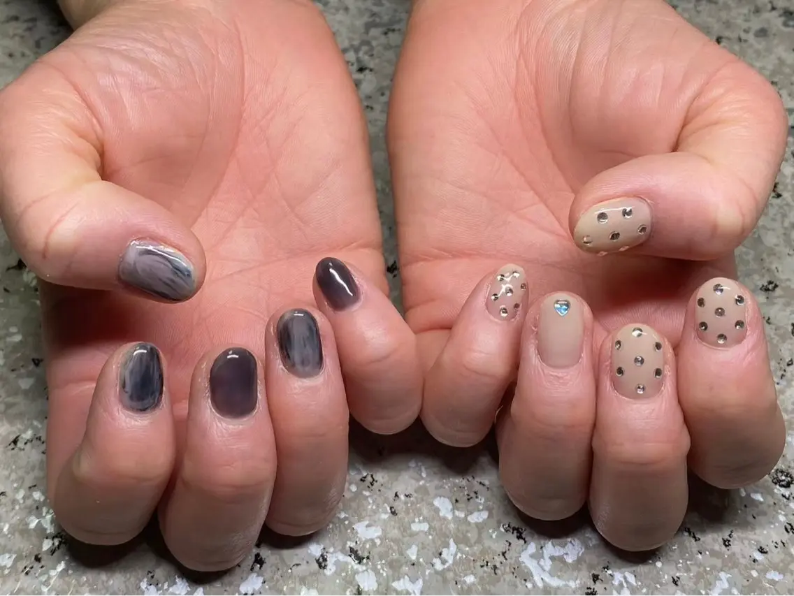 ネイル mau nail ,to skinのネイルデザイン