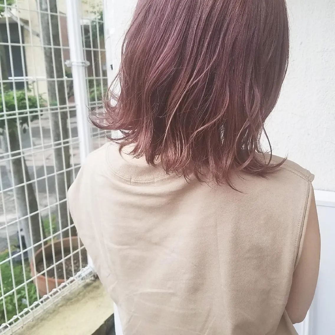 カラー 🙃 透明感カラー/ボブのヘアスタイル