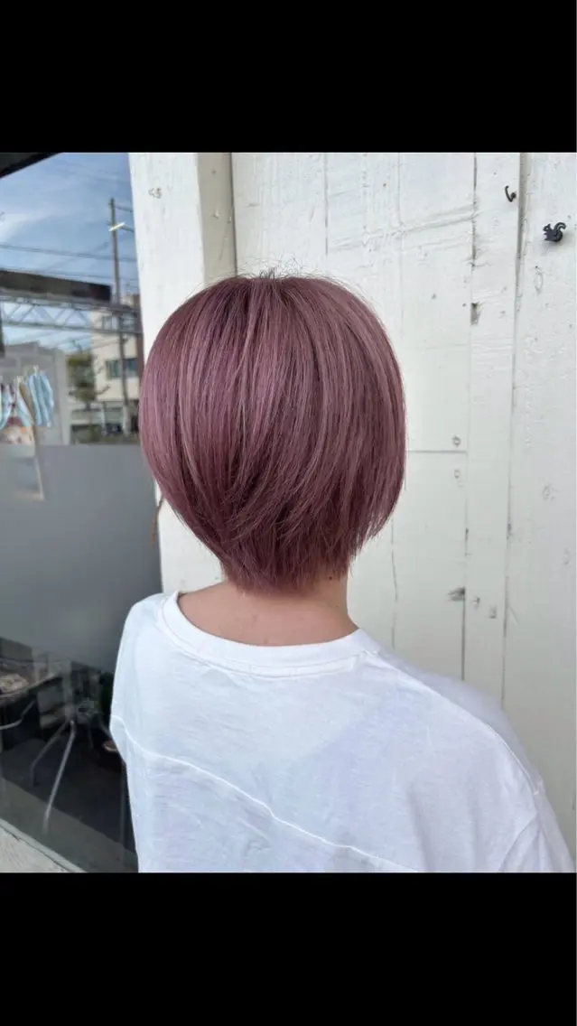 ショート カラー 山本 健生のヘアスタイル