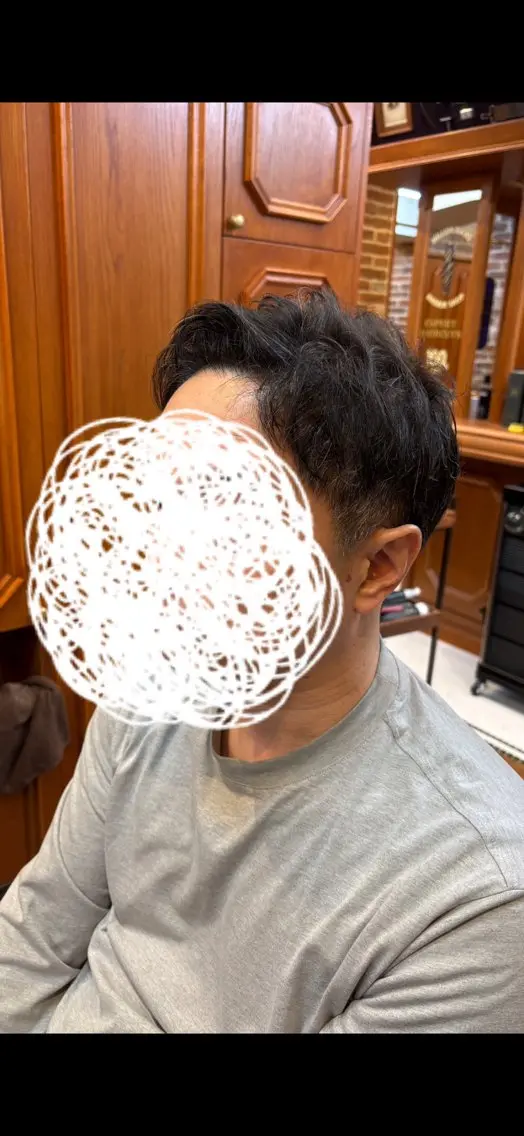 【土日祝限定】19:30~メンズカット+白髪染めの写真