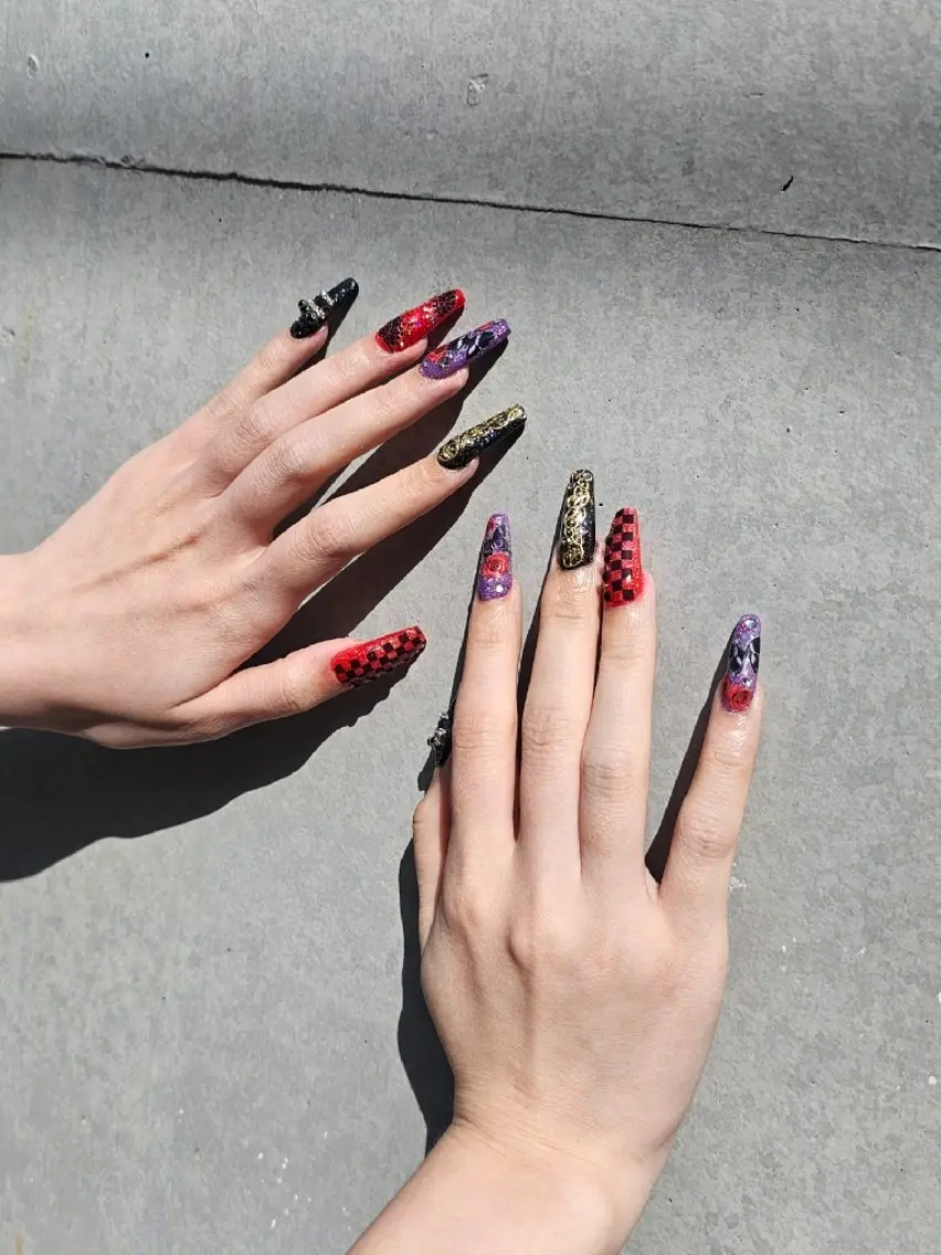 ネイル アートネイル ロングネイル スカルプネイル Ra: Nail   라: 네일のネイルデザイン