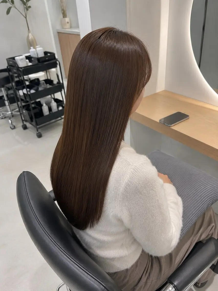 ロング ヘアカラー kyamyi キャミーのヘアスタイル