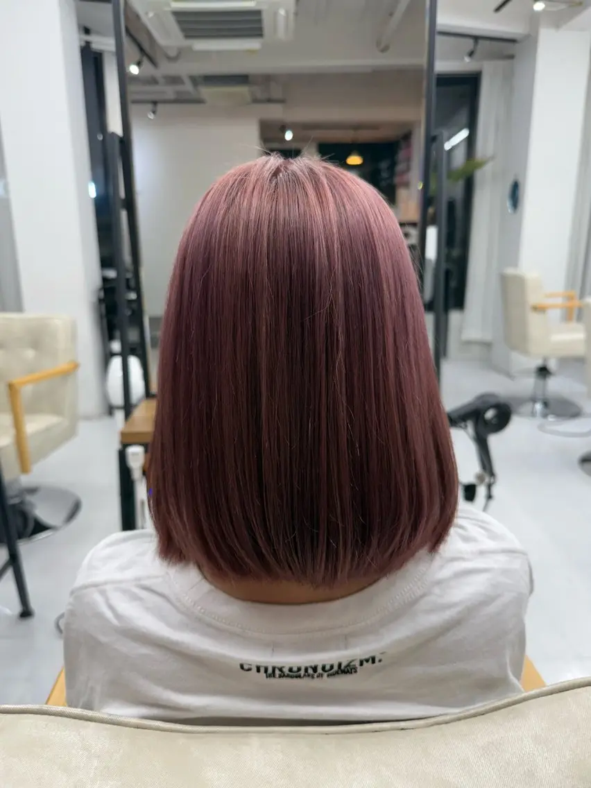 カラー ヘアカラー シカダ ココア🦌のヘアスタイル