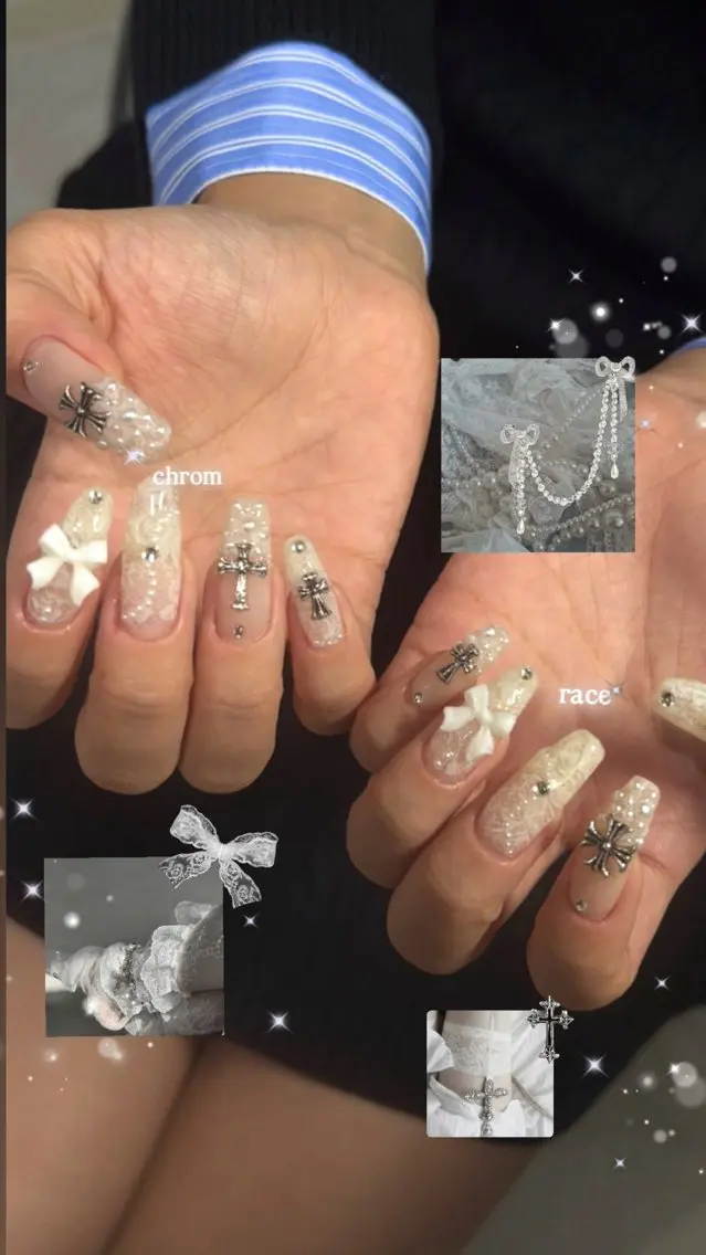 ネイル yuki❄️堺筋本町 韓国ワンホンのネイルデザイン
