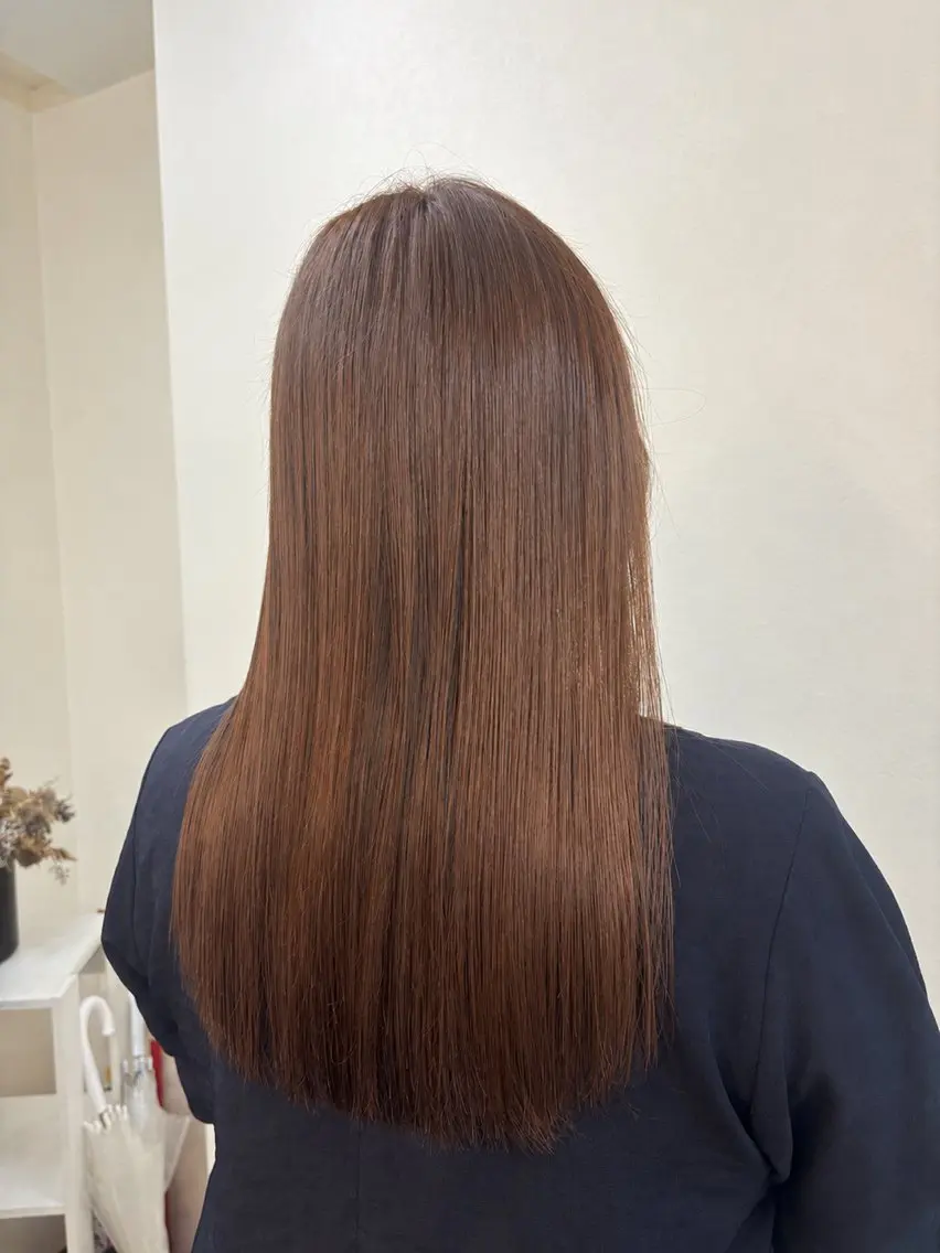 カラー ブラウンカラー オレンジ オレンジブラウン コイロ ✶⋆.˚꩜のヘアスタイル